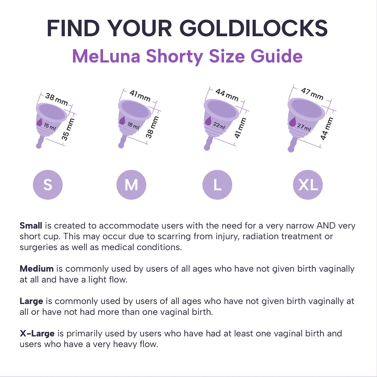 Menstrual Cup Beginner Kit with Steamer - PURPLE Cup - Ring, Ball or Stem