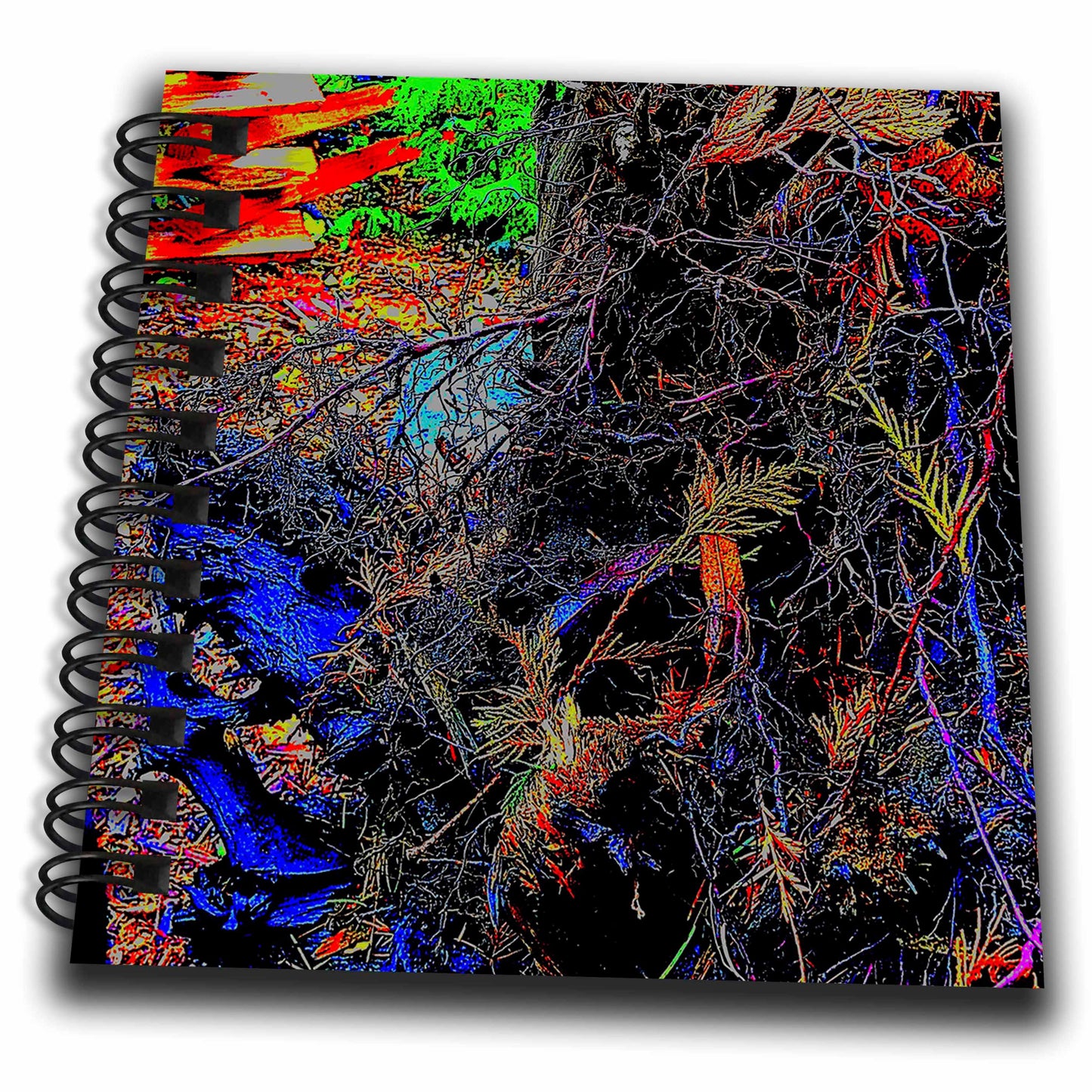 3dRose TANGLE OF ROOTS AND BRANCHES PHOTO - Drawing Books (db_359033)