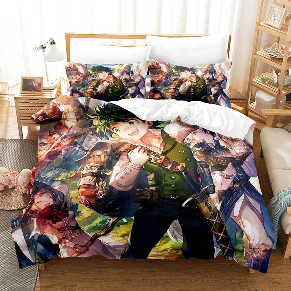Anime My Hero Academia Cosplay Bedding Set Quilt Cover Without Filler