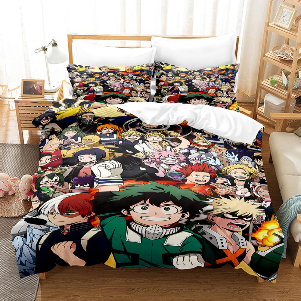 Anime My Hero Academia Cosplay Bedding Set Quilt Cover Without Filler