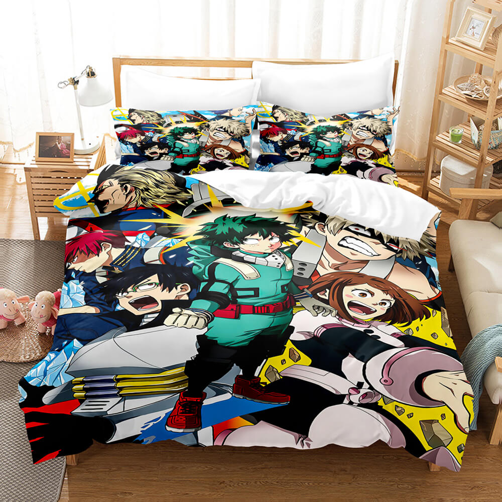 Anime My Hero Academia Cosplay Bedding Set Quilt Cover Without Filler