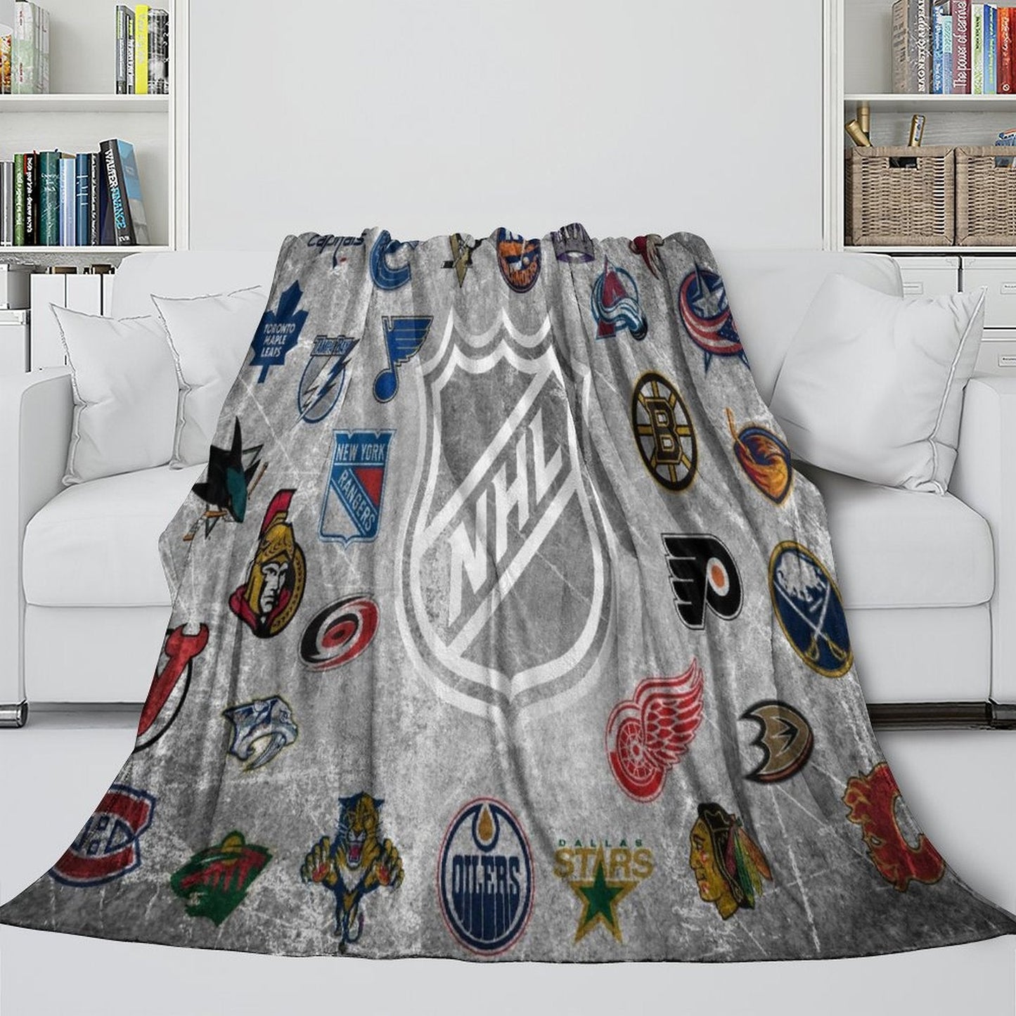 National Hockey League NHL Blanket Flannel Throw Room Decoration