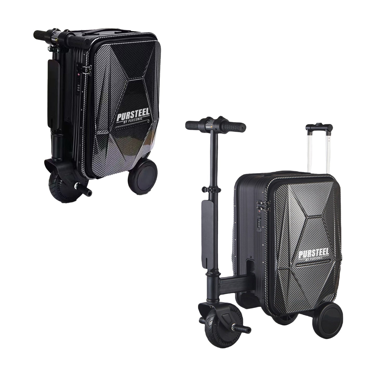 Smart Travel Bundle – Electric Scooter Luggage with Air Tag Tracking for Smooth, Safe Journeys