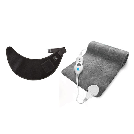 Red Light Therapy Neck Wrap and Fast-Heating Full Body Heating Pad