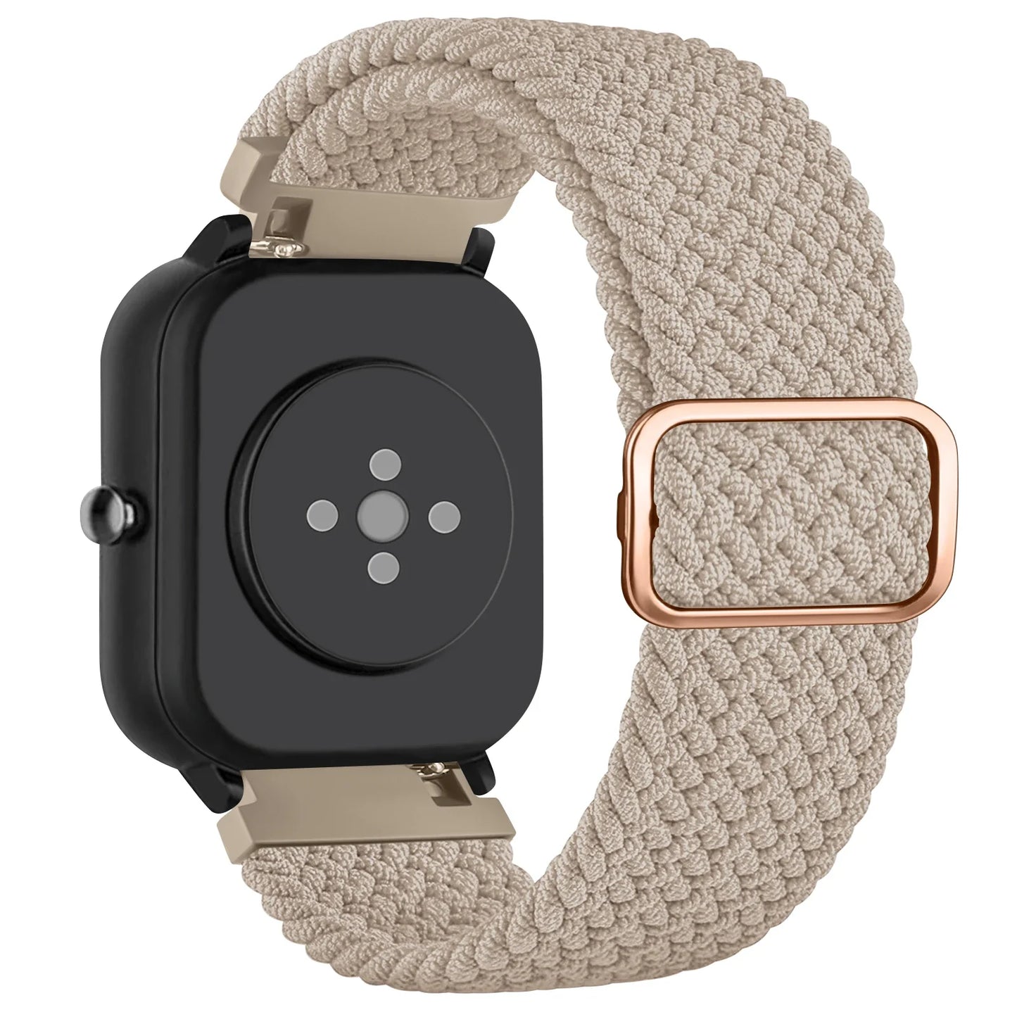 Elastic Braided Band For Amazfit GTS 2 4 Mini/GTR 42mm/GTS 2 3 2e/Bip youth/Bip S Lite/Bip Pace Lite/Bip U/Bip 3 Pro Strap Band