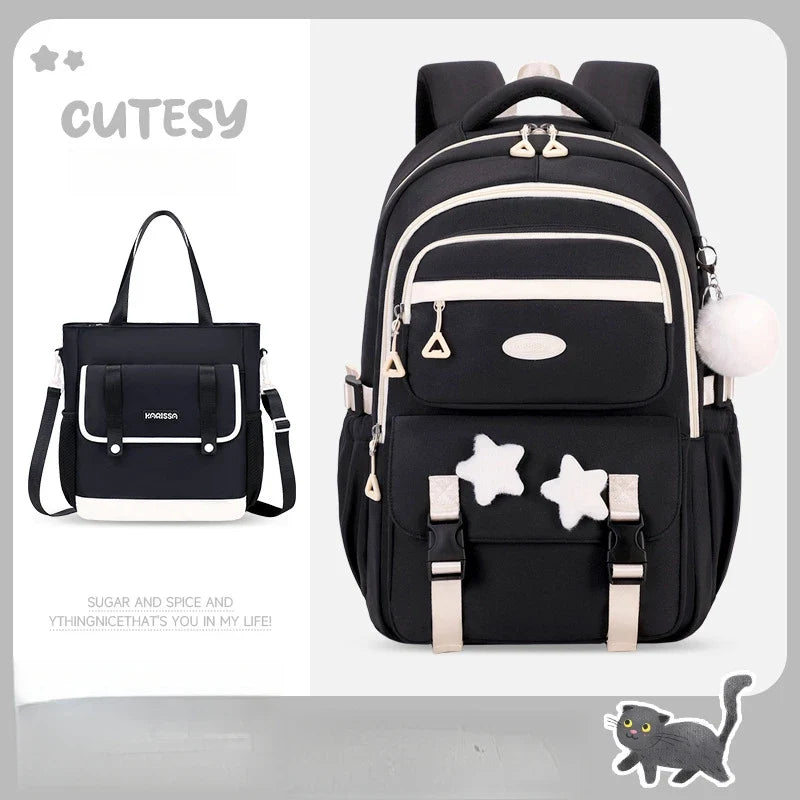 Kawaii Pastel Cutesy Backpack Set
