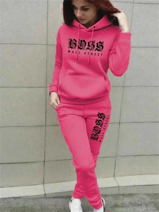 Women's Luxury Hoodie & Sweatpant Tracksuit