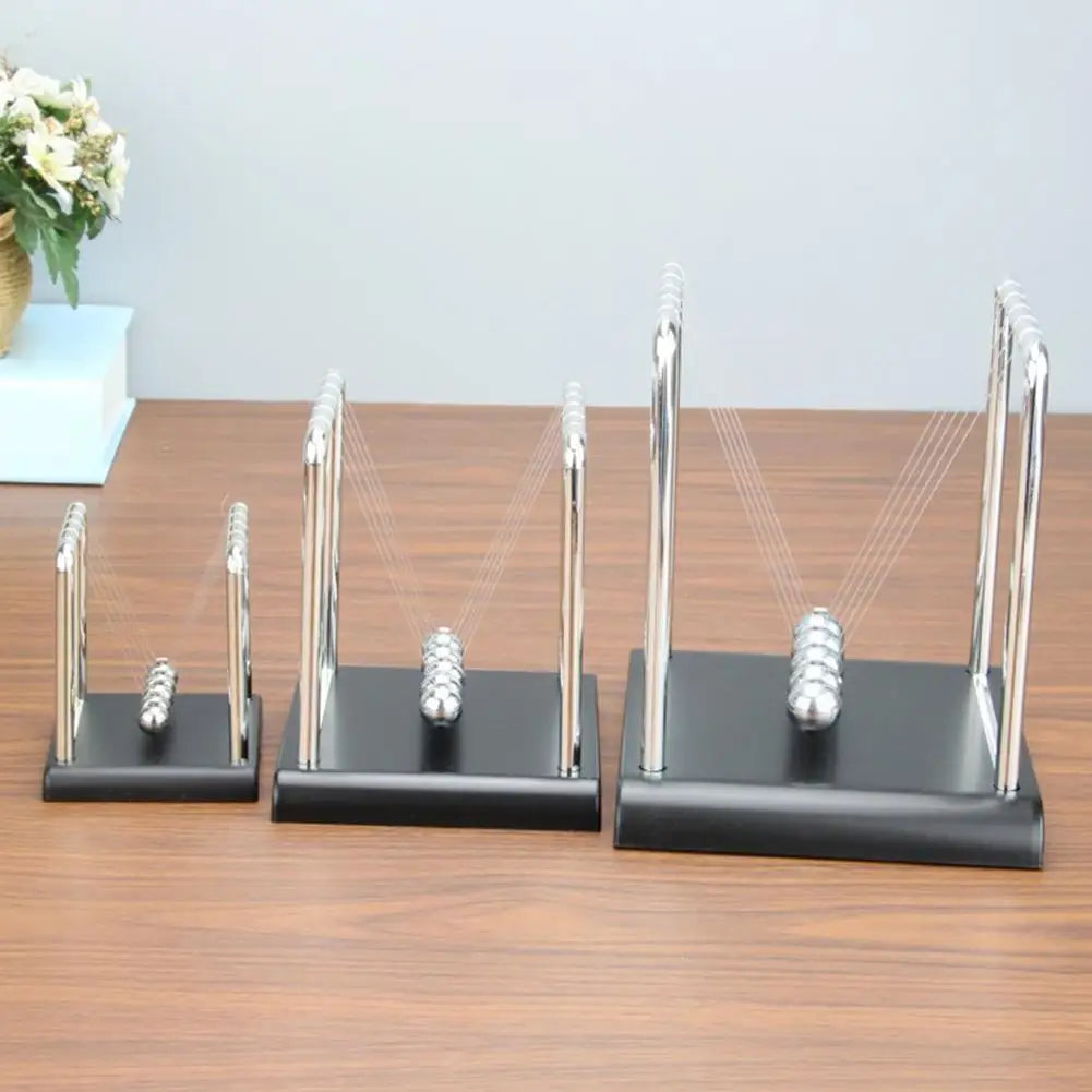 Home Decor Newton's Cradle Metal Pendulum Educational Physics Toy Kinetic Energy Office Stress Reliever Ornament