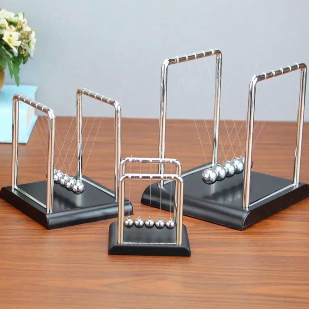 Home Decor Newton's Cradle Metal Pendulum Educational Physics Toy Kinetic Energy Office Stress Reliever Ornament