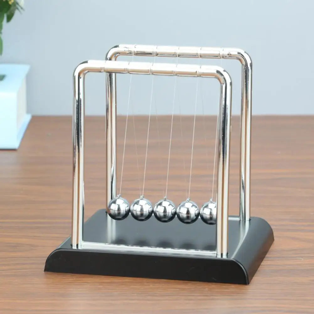 Home Decor Newton's Cradle Metal Pendulum Educational Physics Toy Kinetic Energy Office Stress Reliever Ornament