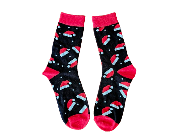 Santa Hat Socks