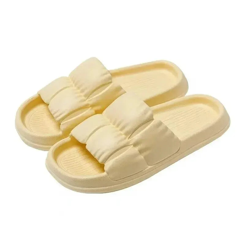 Women's Cloud Slippers with Soft Thick Sole | Non-Slip EVA Flip Flops for Indoor and Outdoor Use