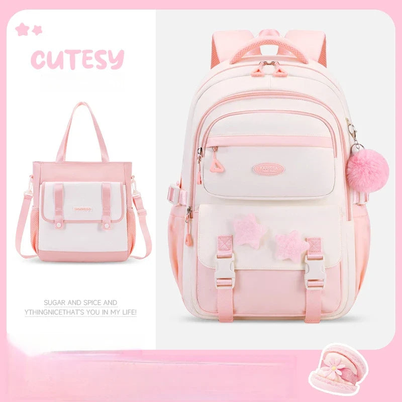 Kawaii Pastel Cutesy Backpack Set