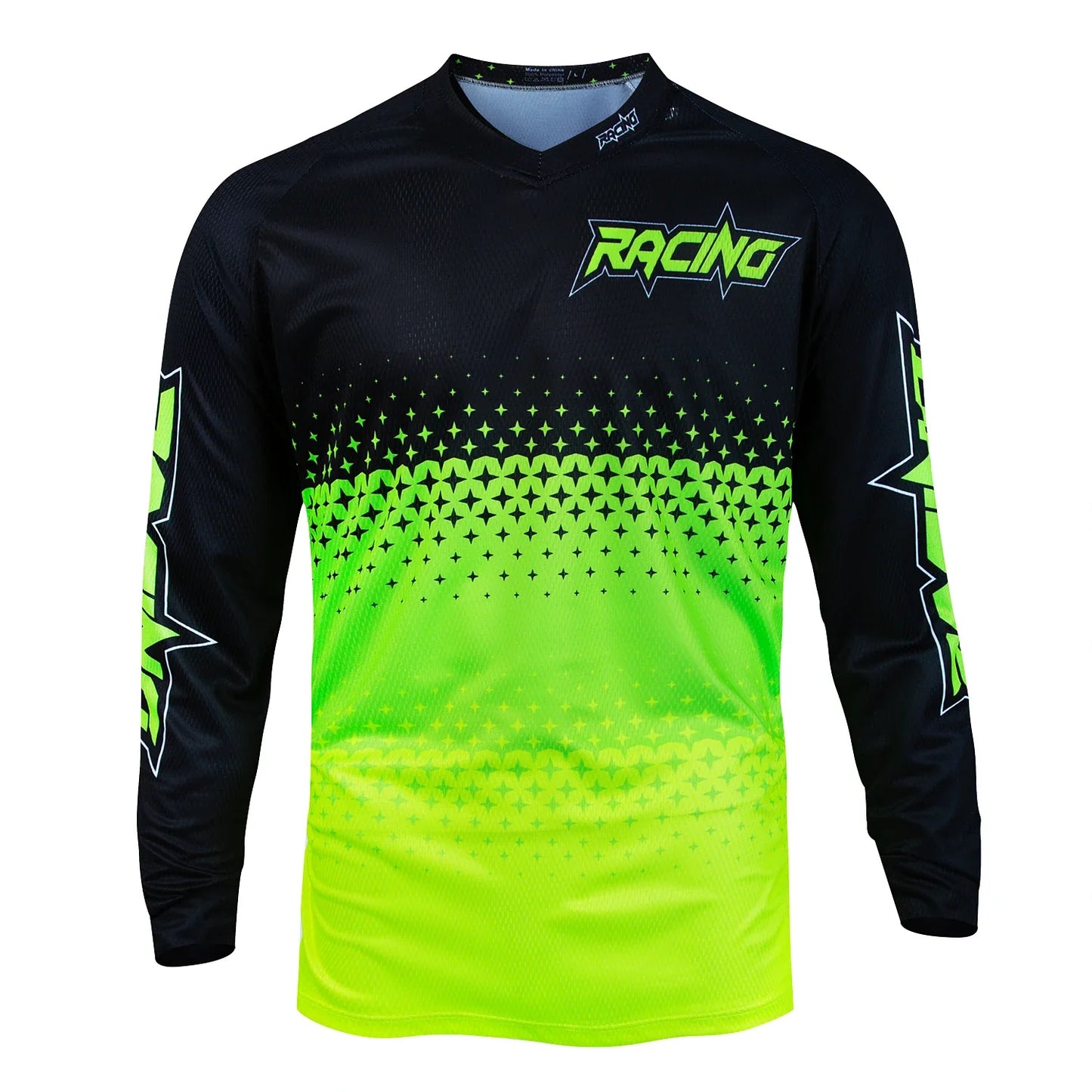 Pro Long Sleeve Motocross Shirt Mountain Bike Downhill Jersey Cross Country Bike Racing Shirt Quick Dry Mountain Bike T-Shirt
