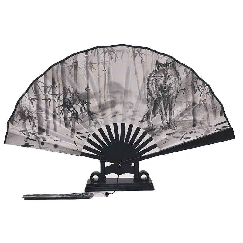With Tassel Art Craft Style Foldable Hand Fan Portable Folding Fan Wedding Party Photo Props Guest Gifts Home Decor Craft