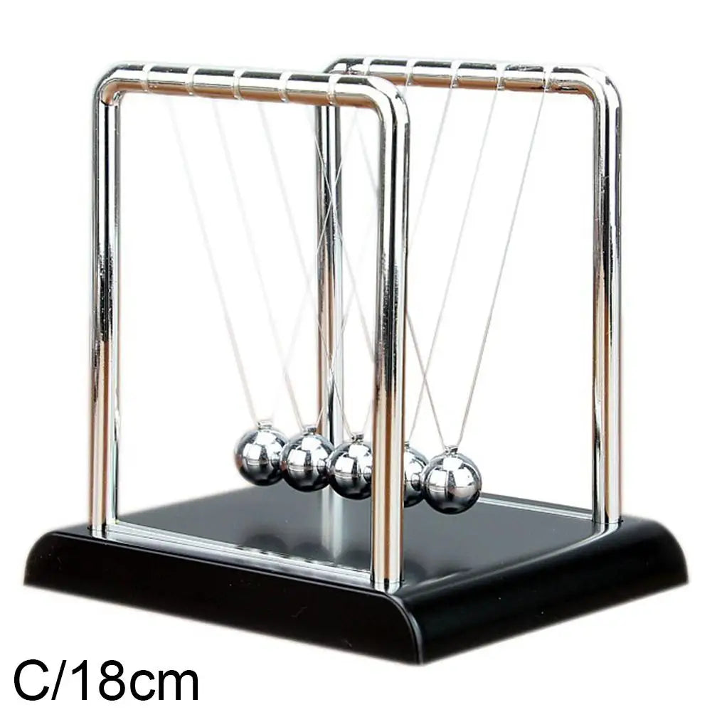 Home Decor Newton's Cradle Metal Pendulum Educational Physics Toy Kinetic Energy Office Stress Reliever Ornament