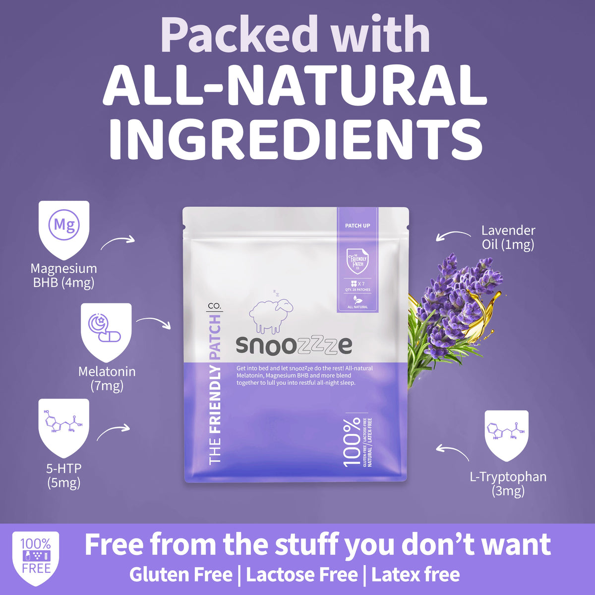 Essentials Vitamin Patches: Boost, Relax, Snooze, Shield - 8 pack