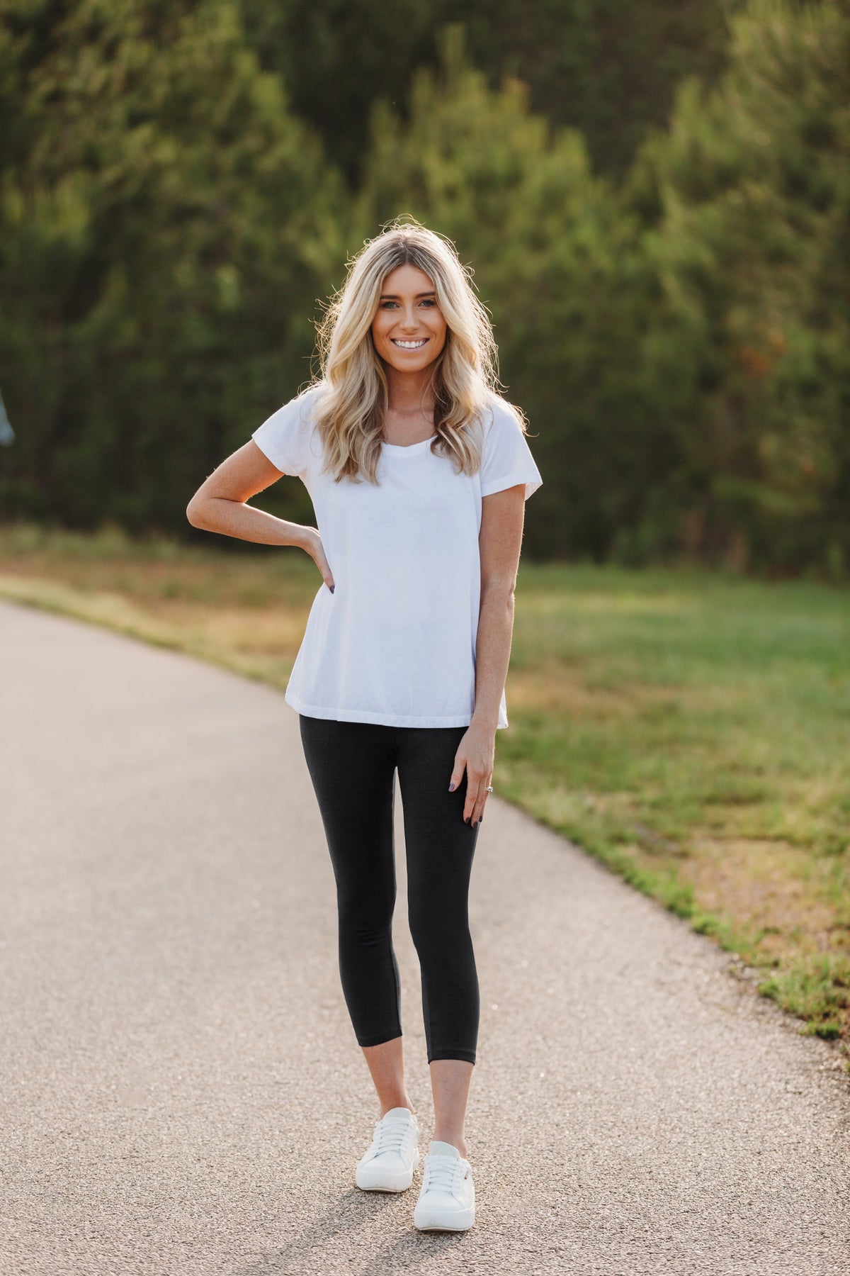 Women's 100% Cotton Soft Capri Leggings | Turquoise