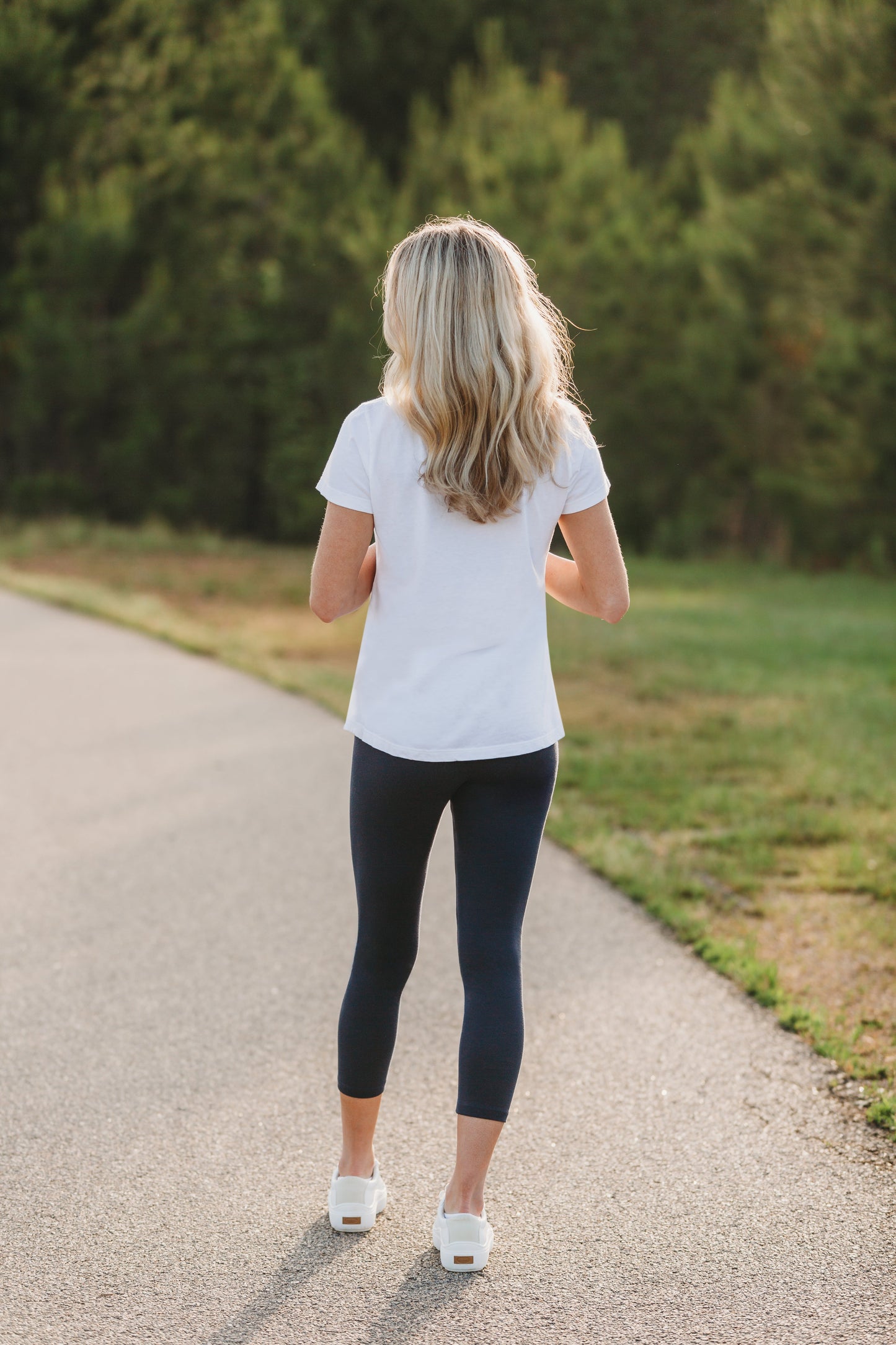 Women's 100% Cotton Soft Capri Leggings | Turquoise