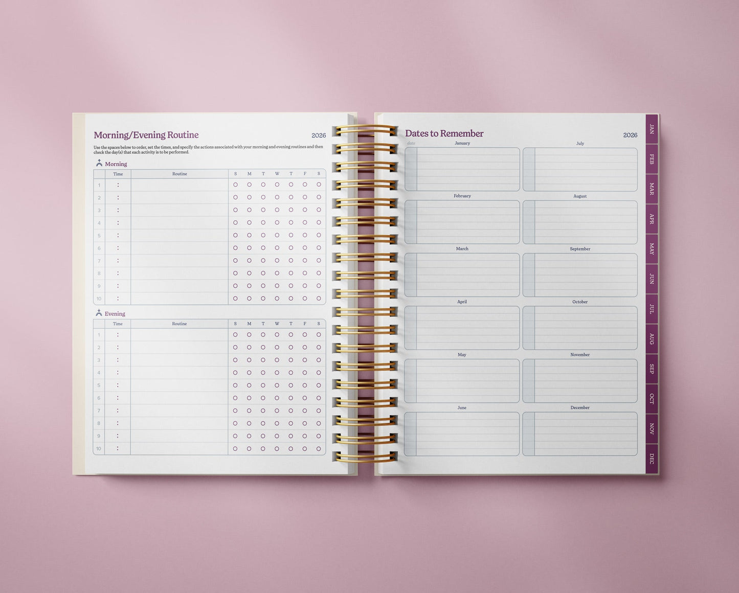 The Well Ordered Day Planner - 2026 Edition