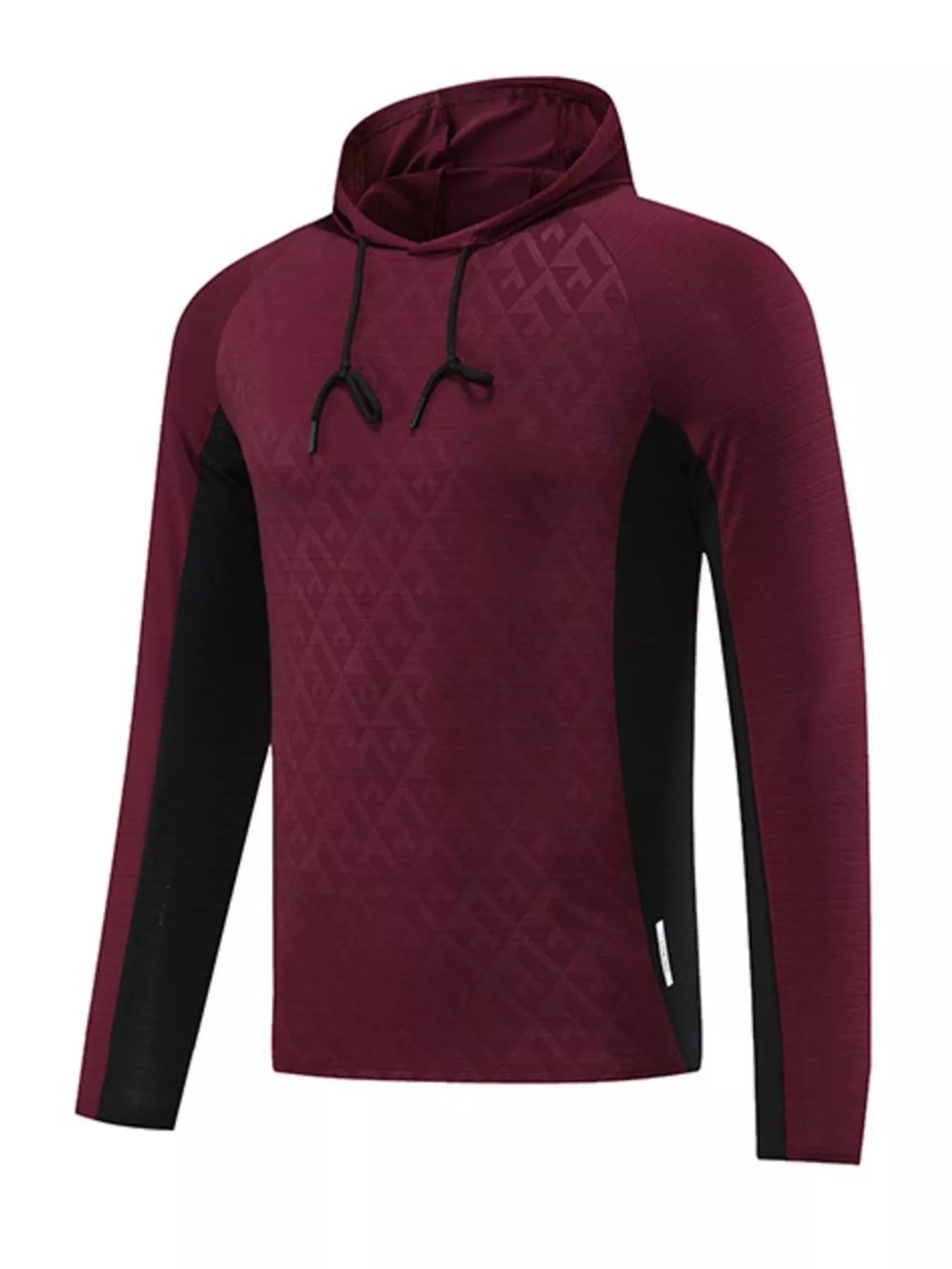 Men's Plus Size Raglan Sleeve Athletic Fit Hoodie