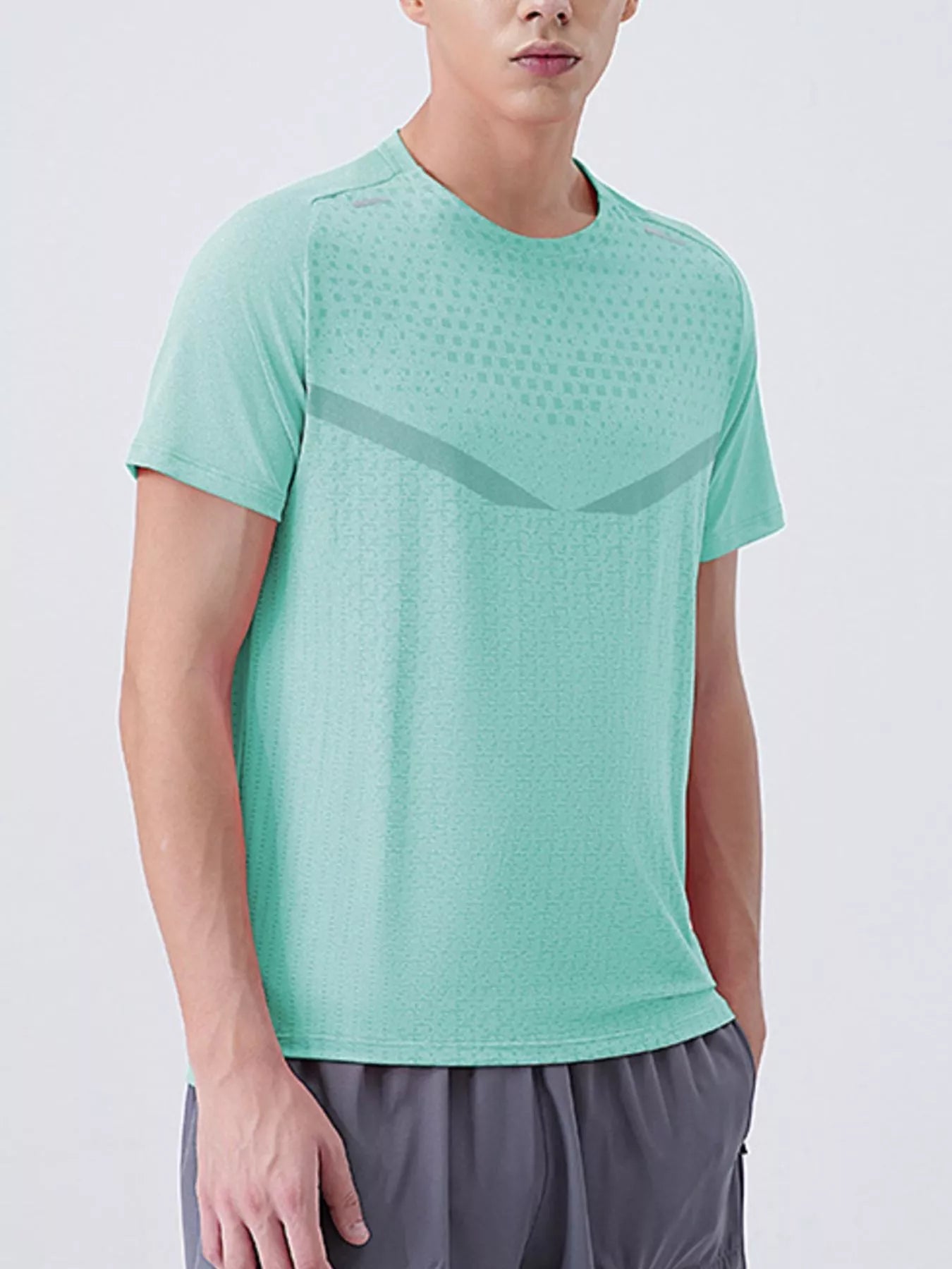 Men's Plus Size Breathable Quick-Dry Active T-Shirt