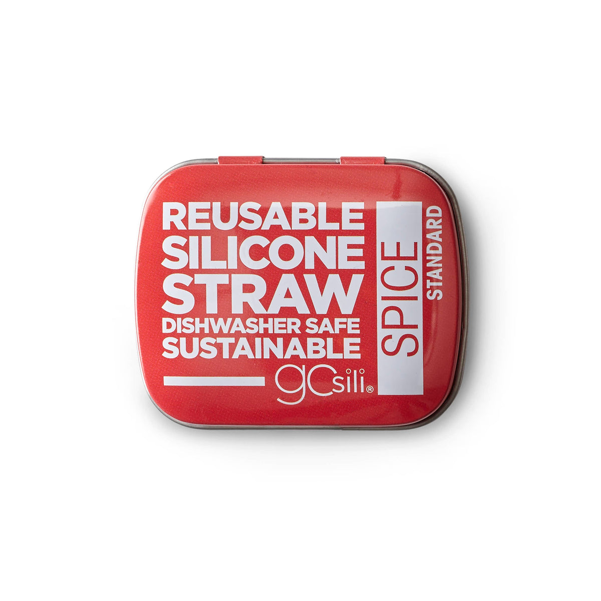 Silicone Straw with Travel Tin - Standard Size