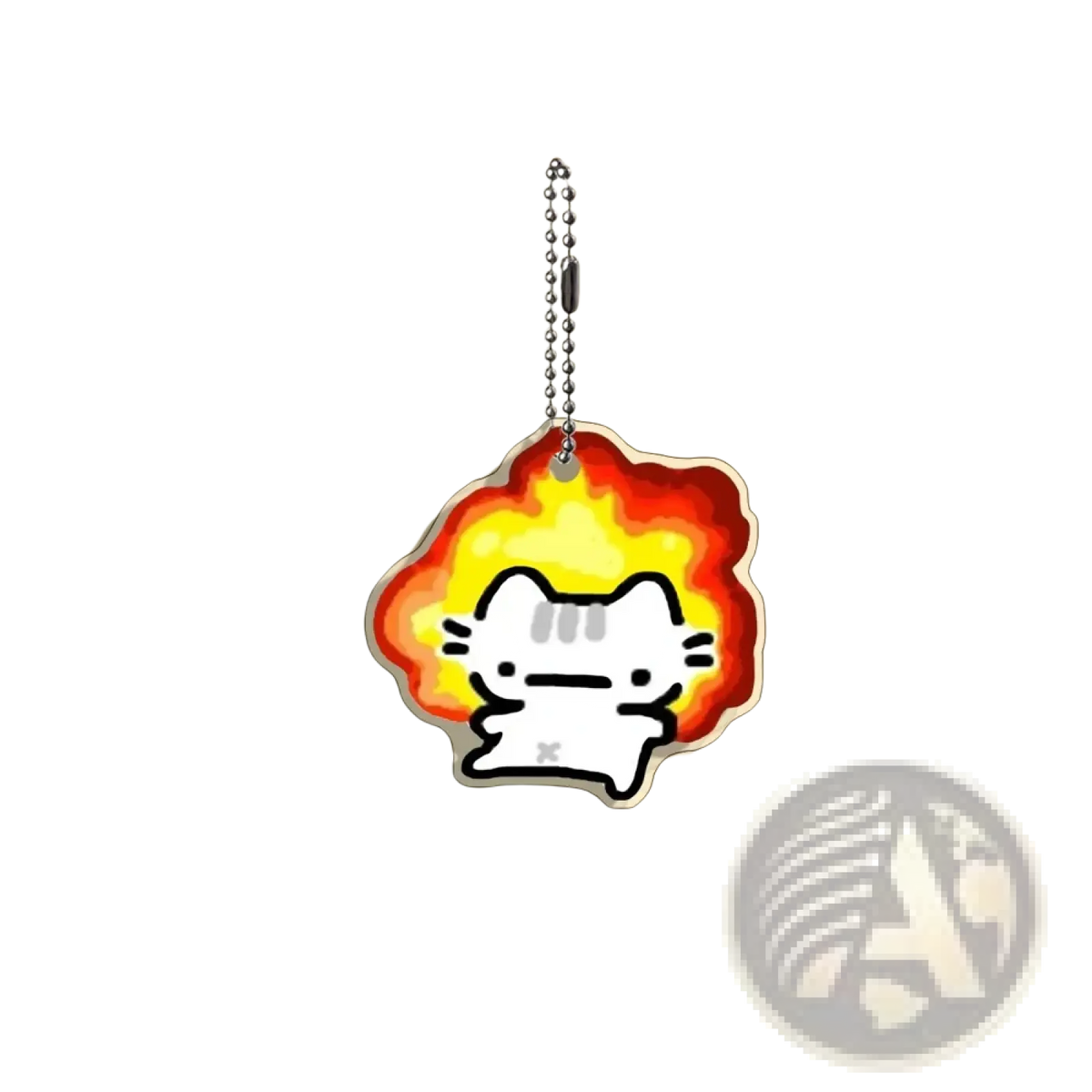 Acrylic Cat Keychain 10-piece Cartoon Gift Set