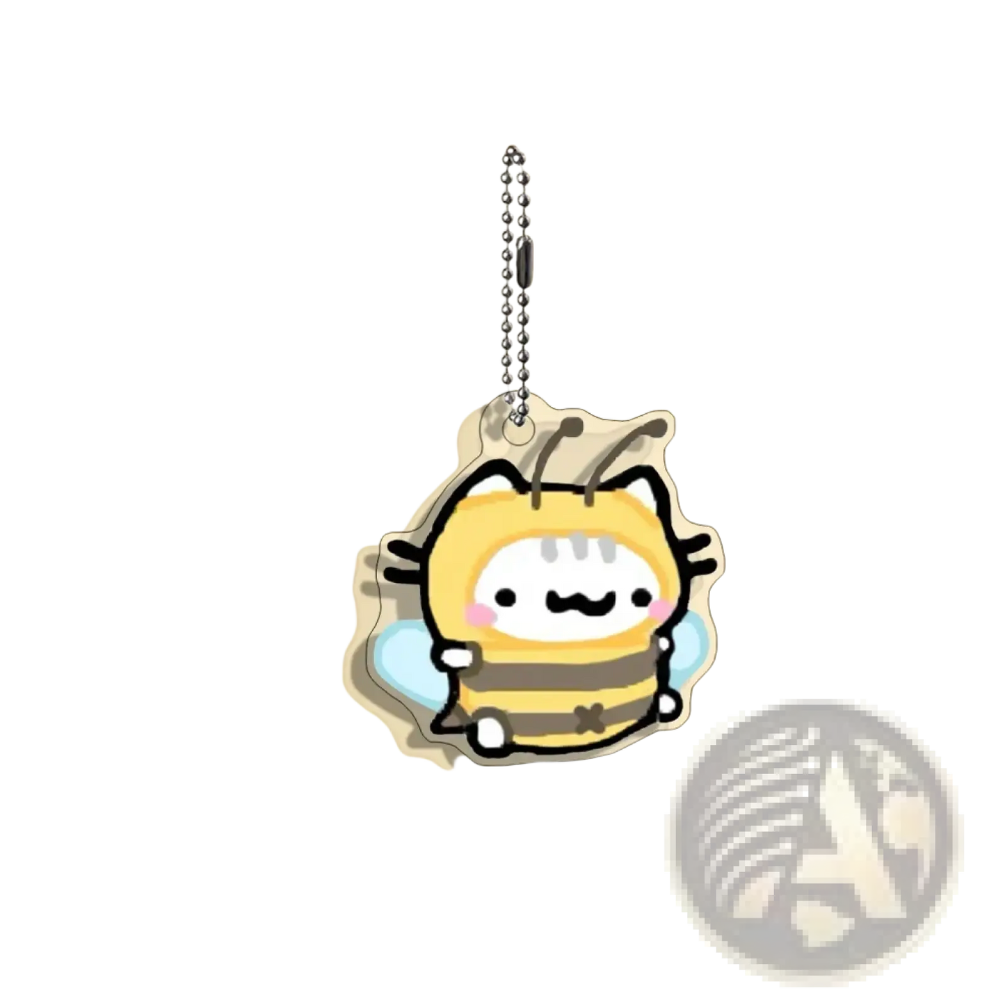 Acrylic Cat Keychain 10-piece Cartoon Gift Set