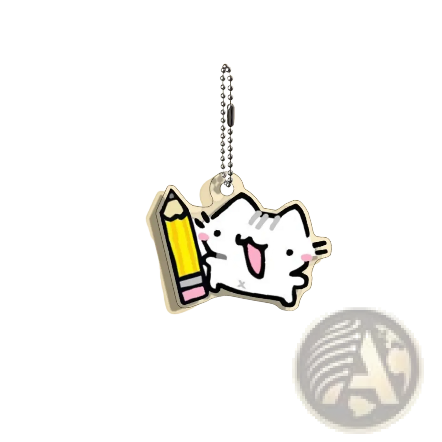 Acrylic Cat Keychain 10-piece Cartoon Gift Set