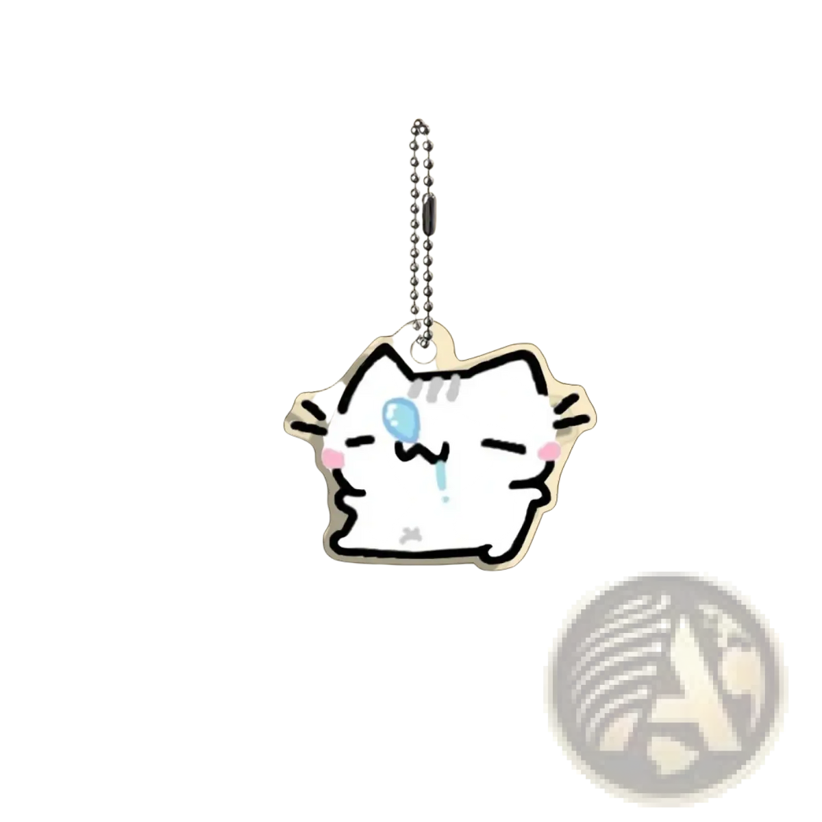 Acrylic Cat Keychain 10-piece Cartoon Gift Set