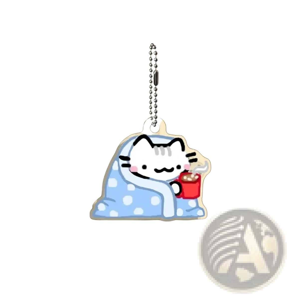 Acrylic Cat Keychain 10-piece Cartoon Gift Set