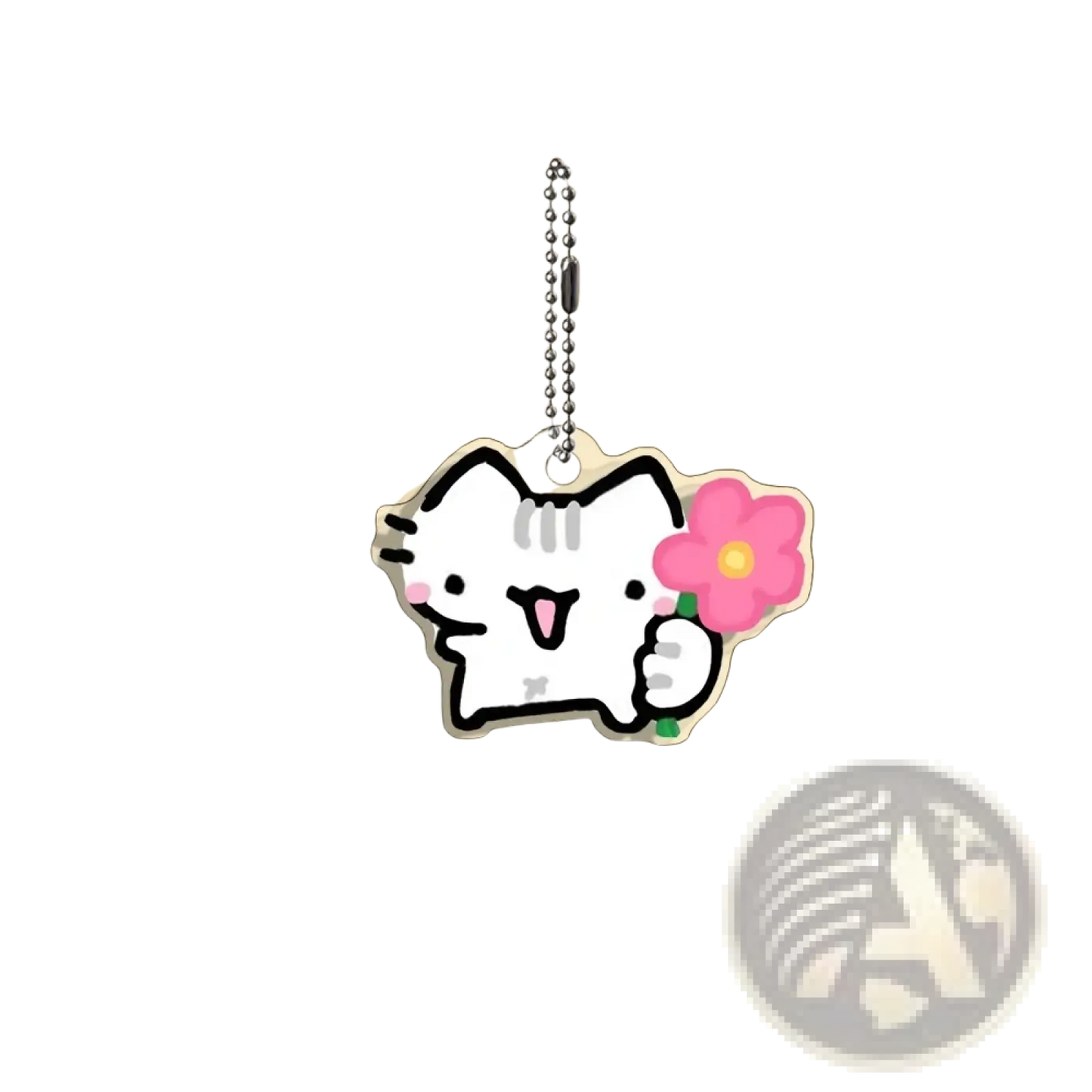 Acrylic Cat Keychain 10-piece Cartoon Gift Set