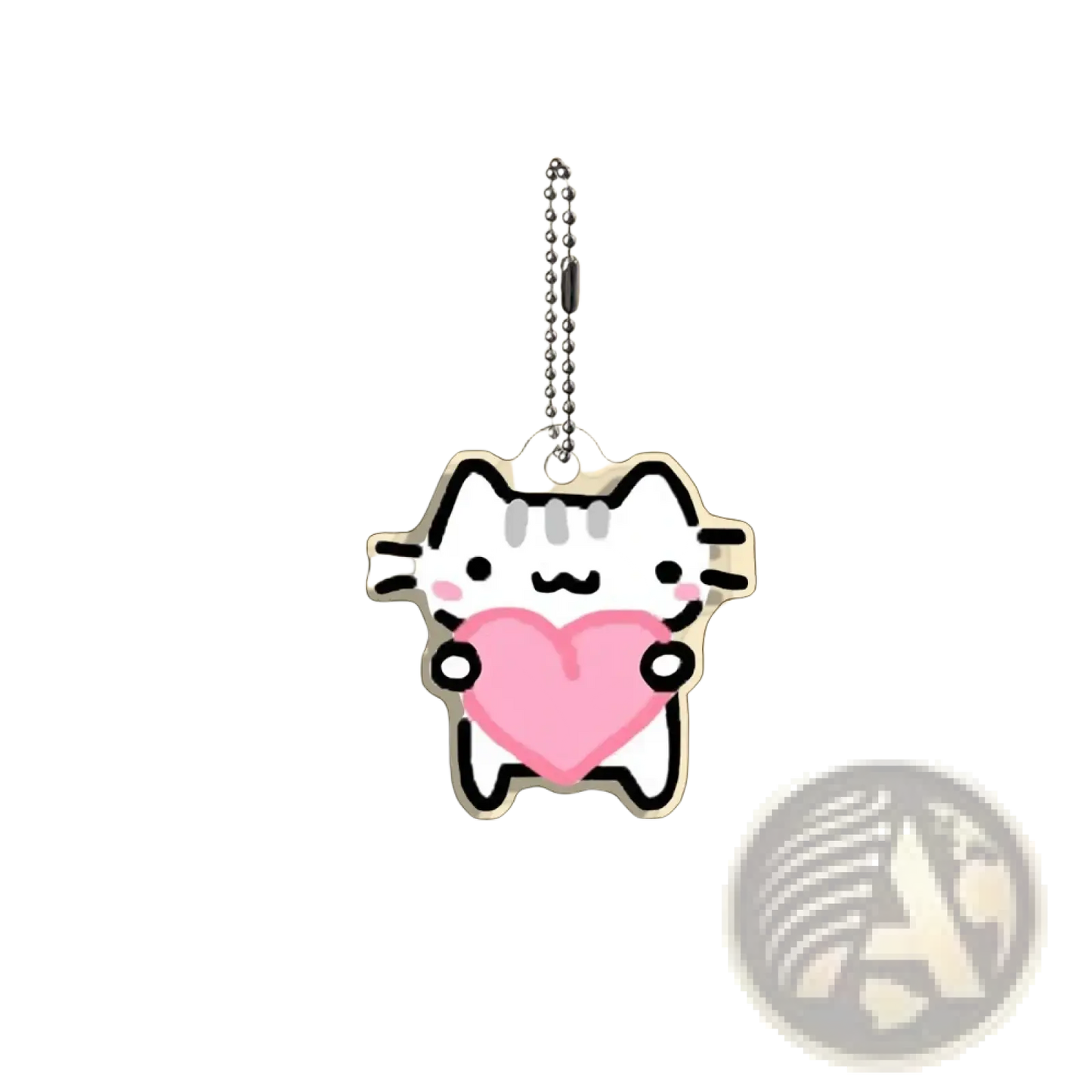 Acrylic Cat Keychain 10-piece Cartoon Gift Set