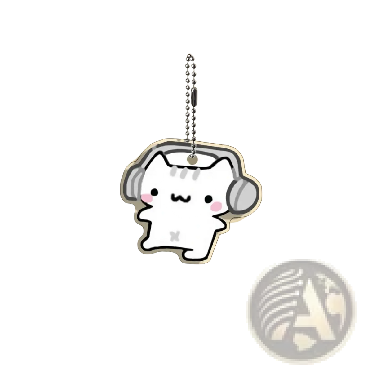 Acrylic Cat Keychain 10-piece Cartoon Gift Set