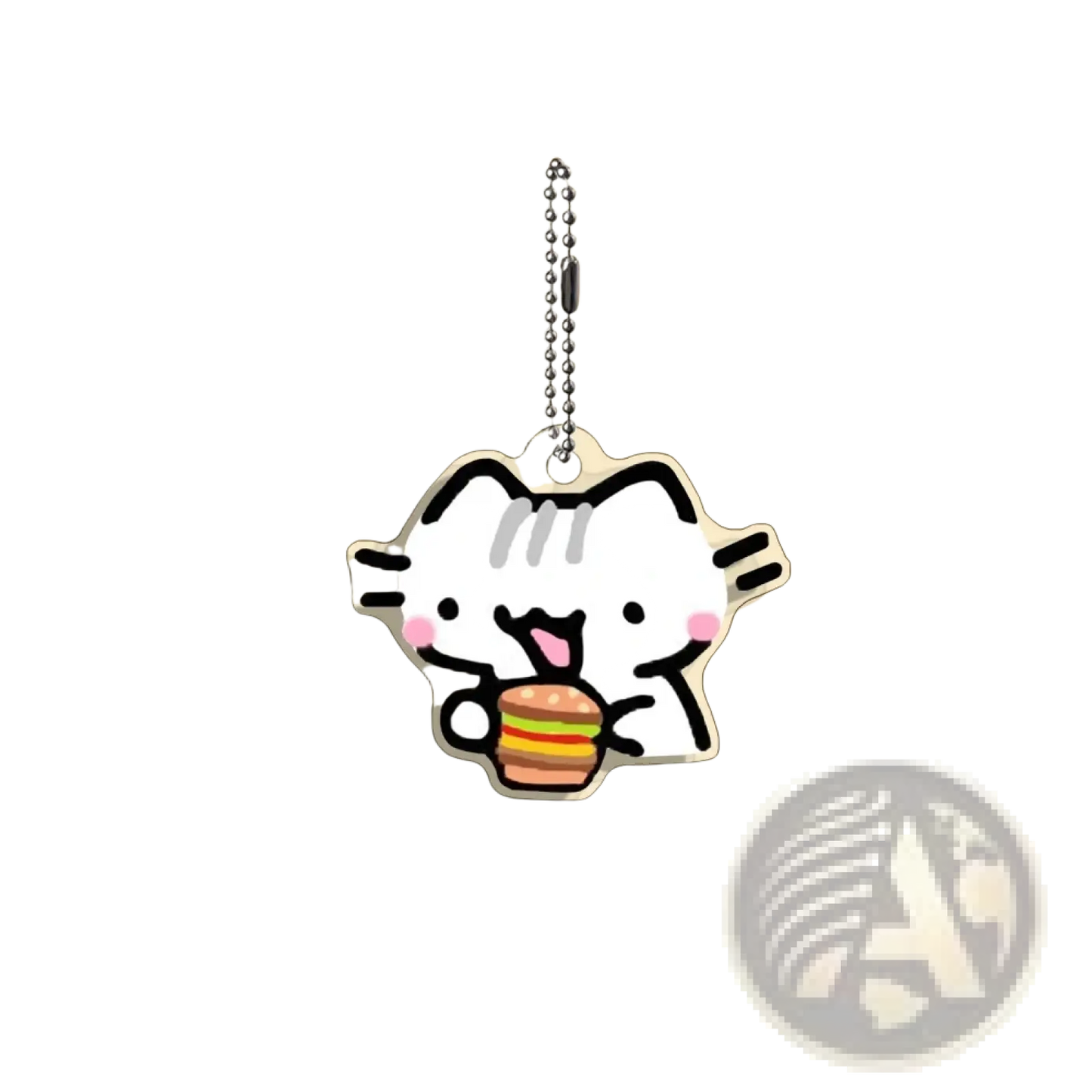 Acrylic Cat Keychain 10-piece Cartoon Gift Set