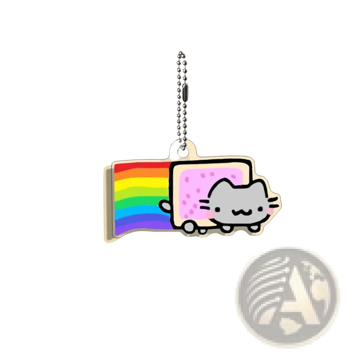 Acrylic Cat Keychain 10-piece Cartoon Gift Set