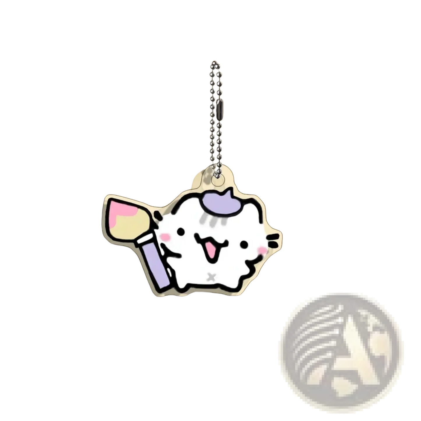 Acrylic Cat Keychain 10-piece Cartoon Gift Set