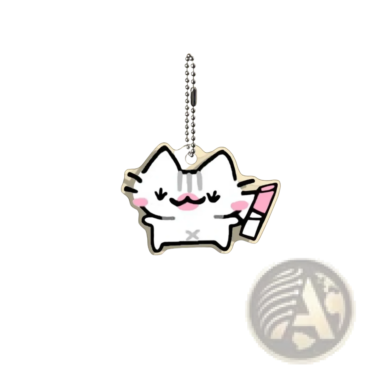 Acrylic Cat Keychain 10-piece Cartoon Gift Set