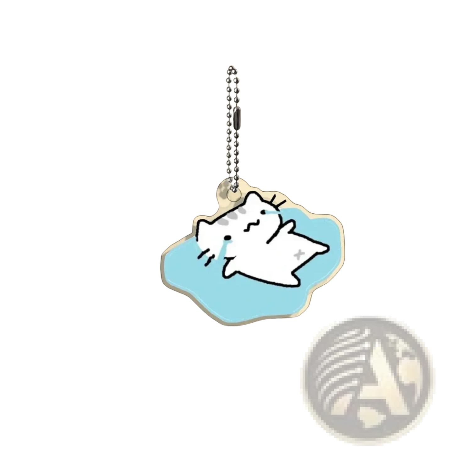 Acrylic Cat Keychain 10-piece Cartoon Gift Set