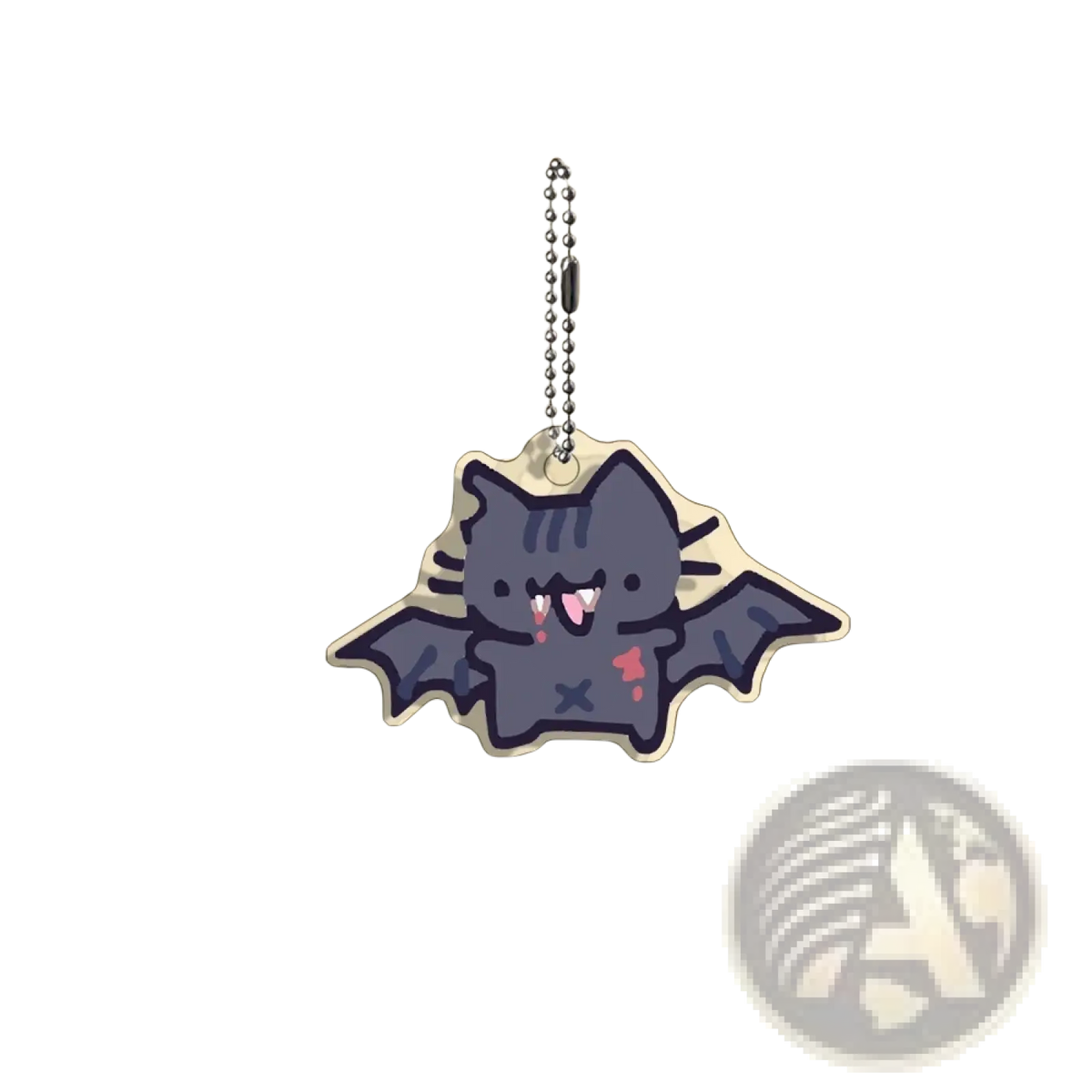 Acrylic Cat Keychain 10-piece Cartoon Gift Set