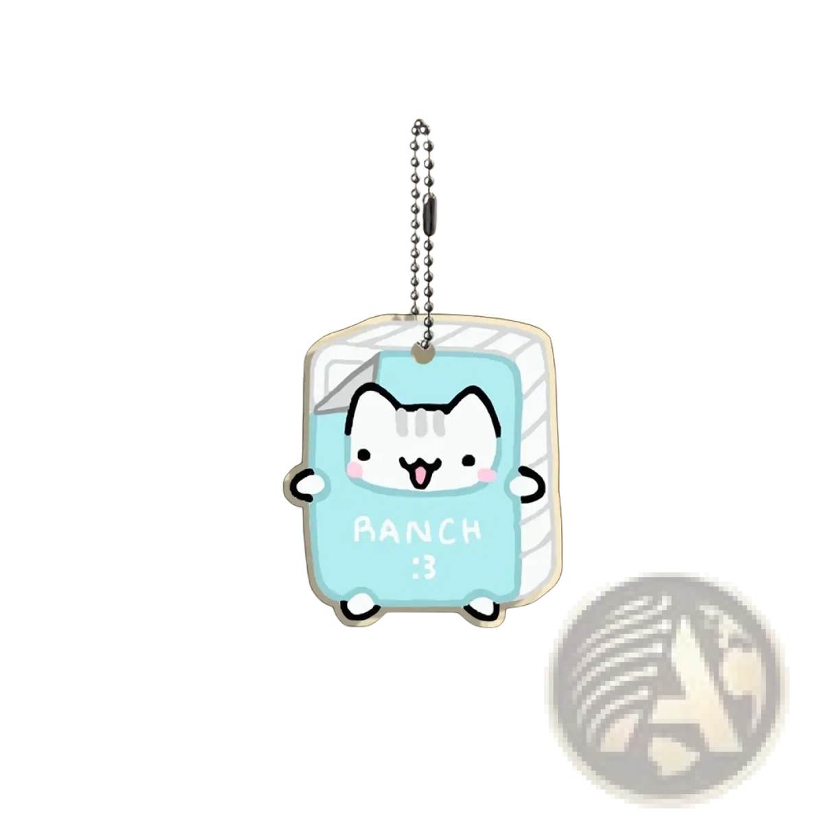 Acrylic Cat Keychain 10-piece Cartoon Gift Set