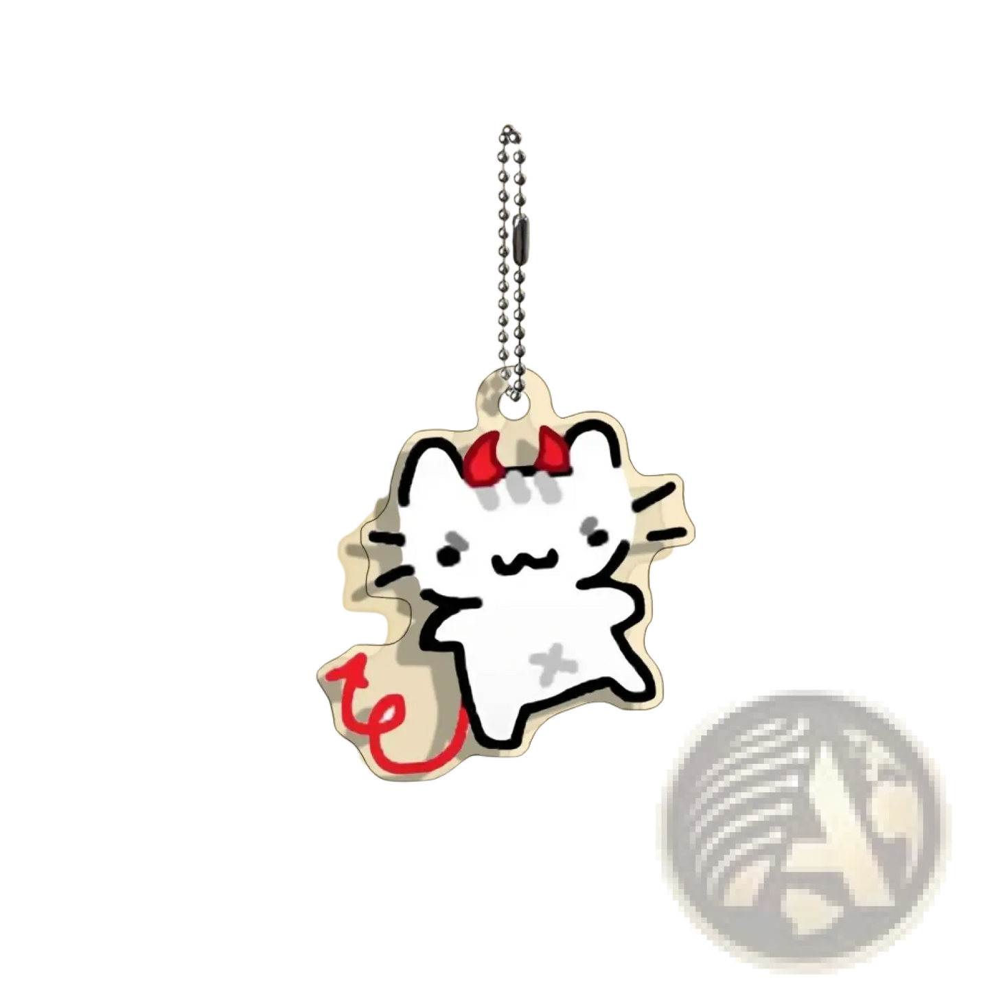 Acrylic Cat Keychain 10-piece Cartoon Gift Set