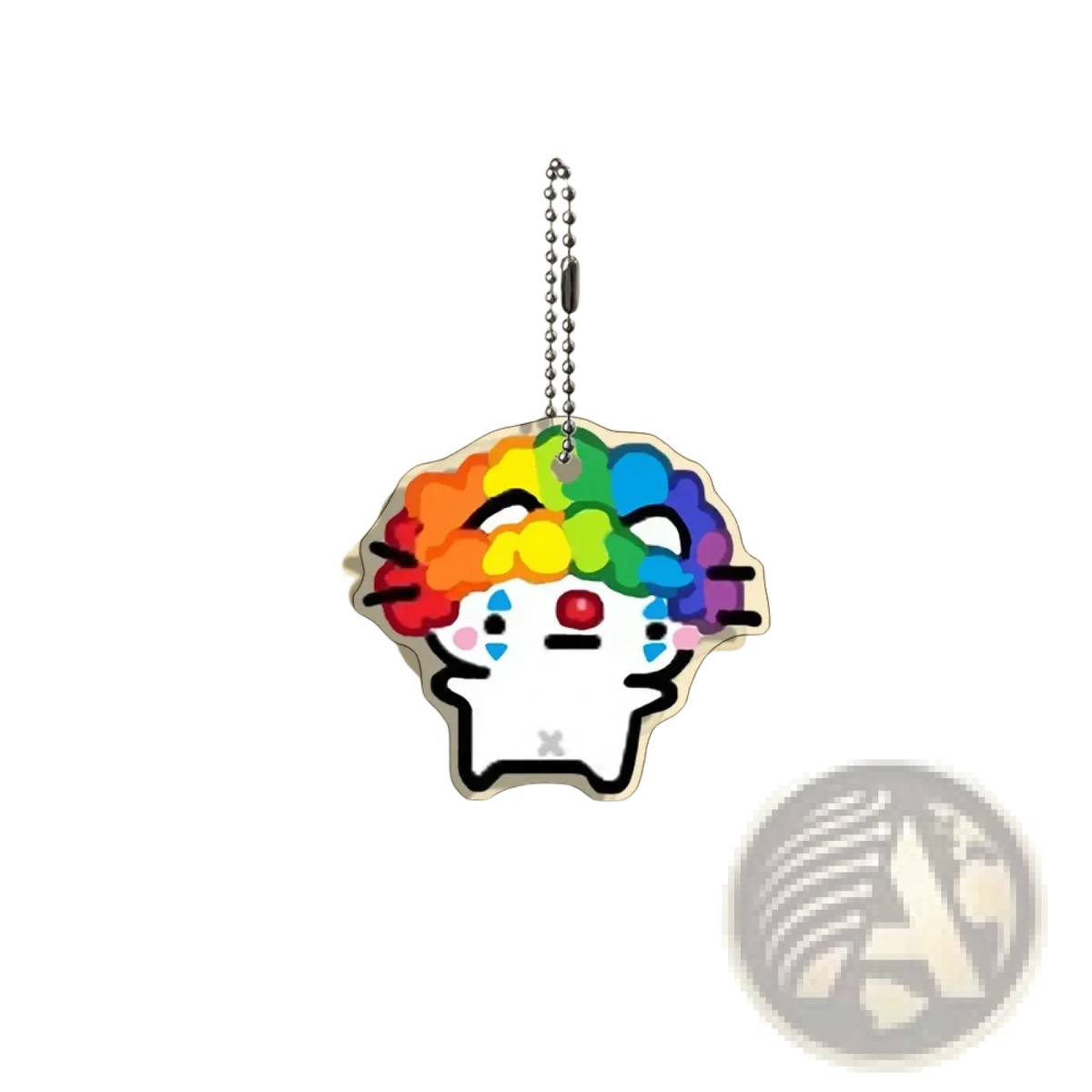 Acrylic Cat Keychain 10-piece Cartoon Gift Set