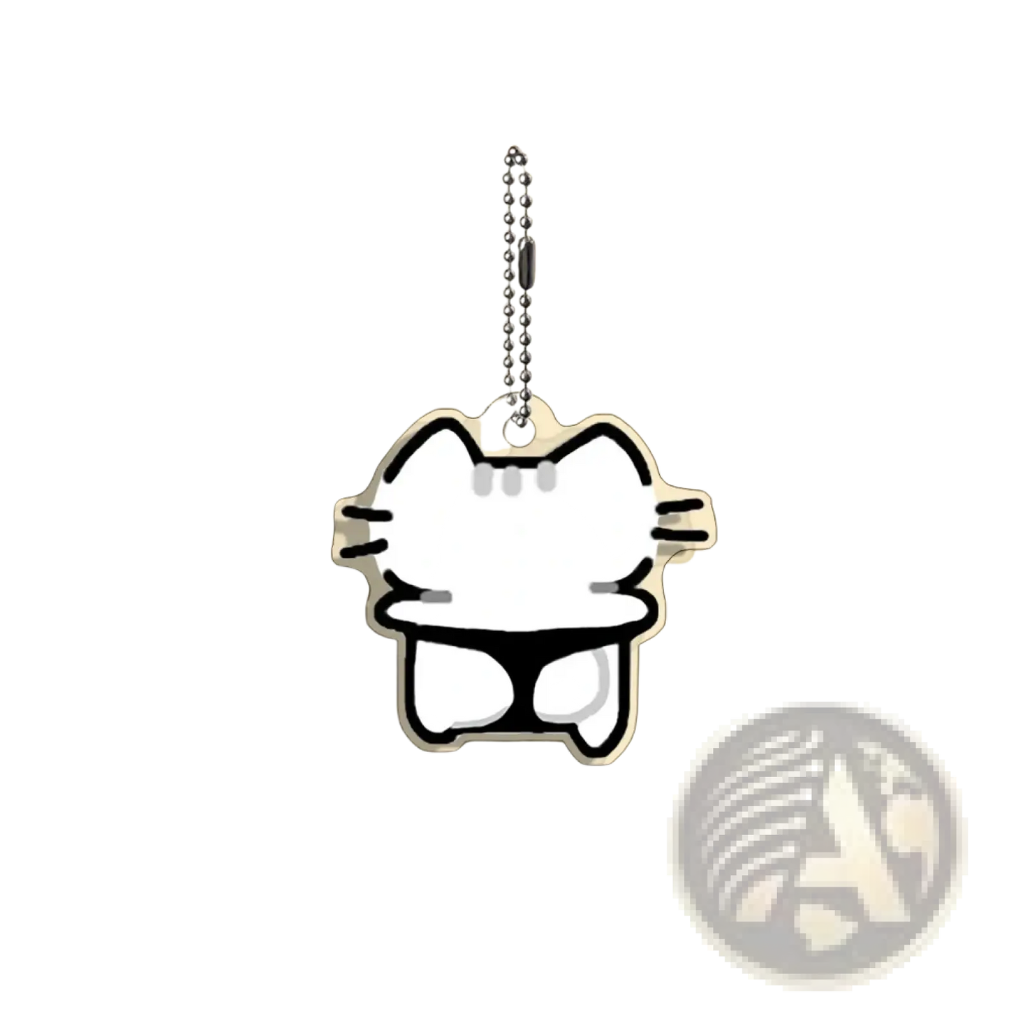 Acrylic Cat Keychain 10-piece Cartoon Gift Set