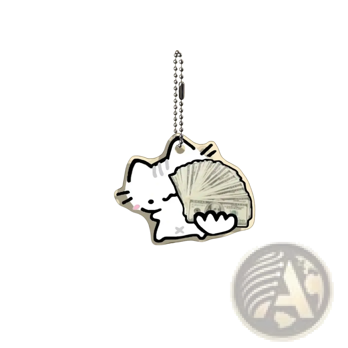 Acrylic Cat Keychain 10-piece Cartoon Gift Set