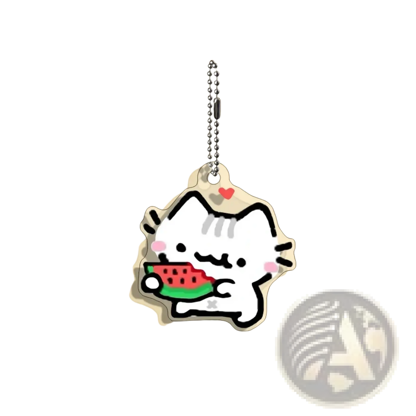 Acrylic Cat Keychain 10-piece Cartoon Gift Set