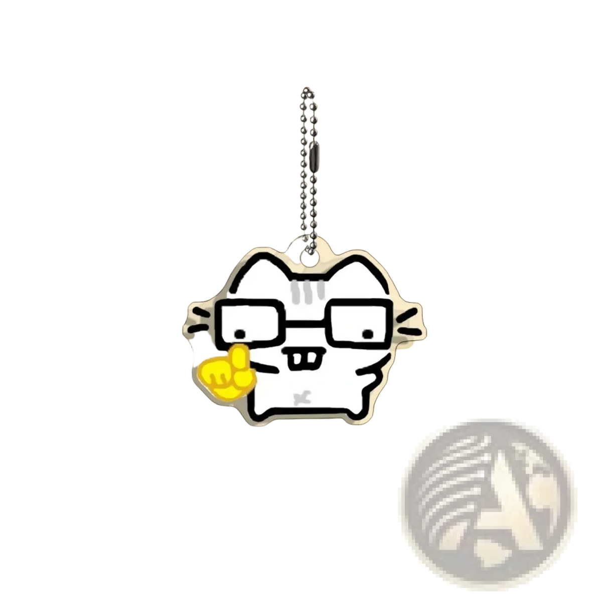 Acrylic Cat Keychain 10-piece Cartoon Gift Set