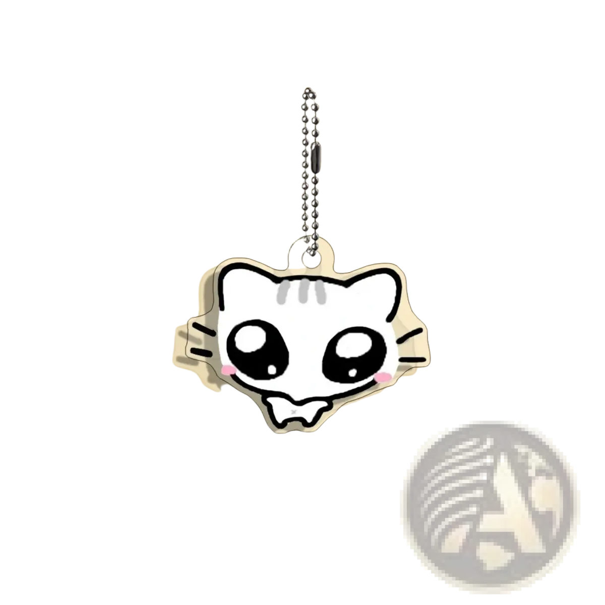 Acrylic Cat Keychain 10-piece Cartoon Gift Set