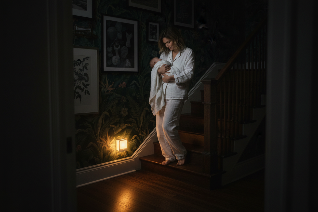 Nightlight - Motion Sensing Amber Circadian Friendly